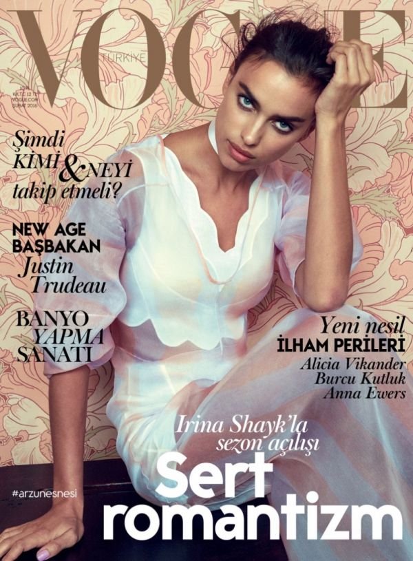 Ирина Шейк появилась на обложке турецкого Vogue