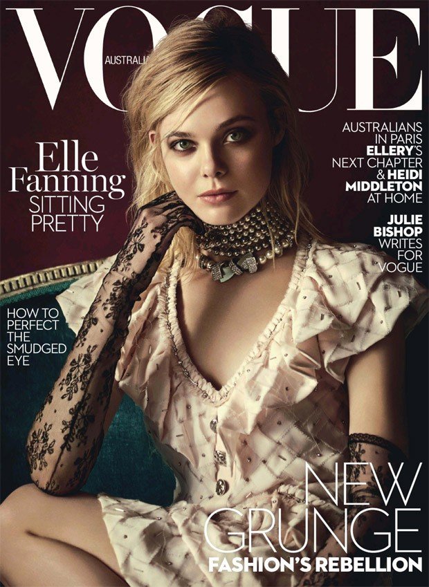 Элль Фаннинг украсила обложку мартовского Vogue Australia