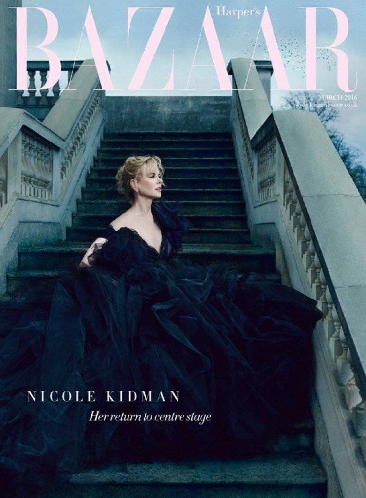 Николь Кидман снялась в сказочной фотосессии для Harper's Bazaar