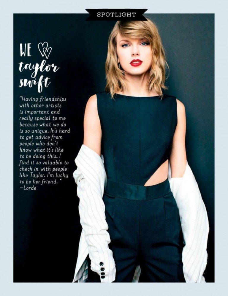 Тейлор Свифт появилась на обложке журнала в стильном образе