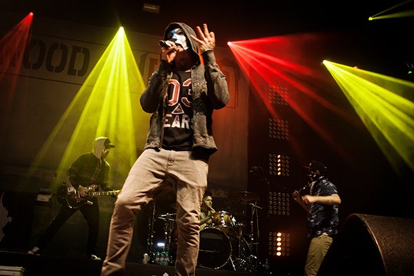 Американские рэп-корщики «Hollywood Undead» выступили в Москве