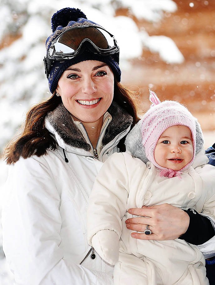 Кейт Миддлтон и принц Уильям с детьми отдохнули во Французских Альпах