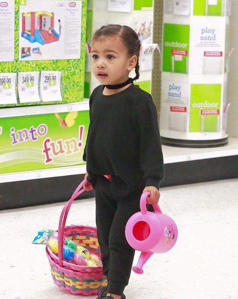 Дочка Ким Кардашьян против шопинга