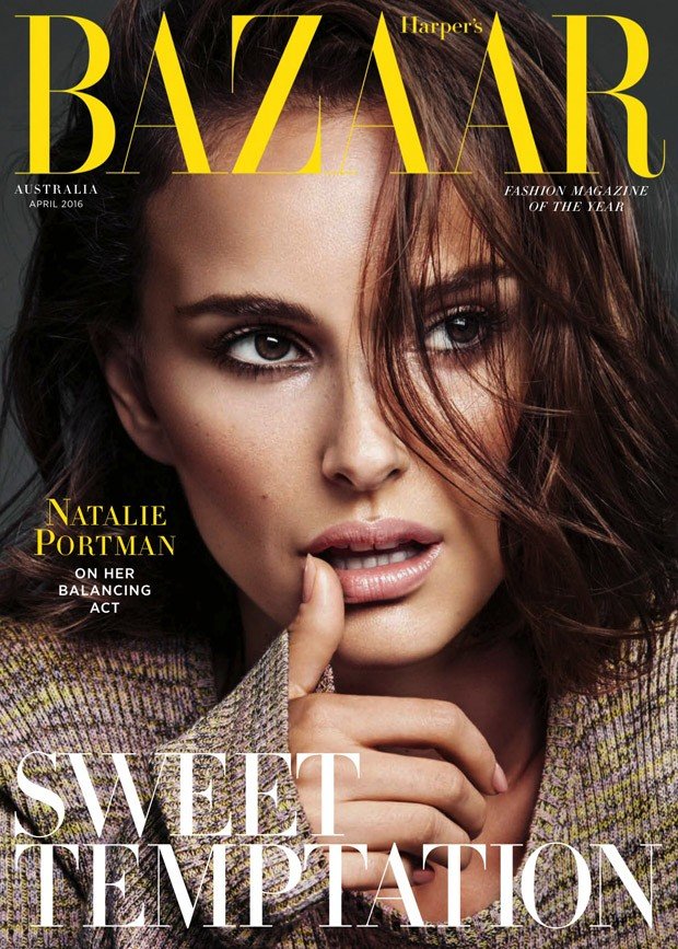 Натали Портман украсила обложку австралийского Harper’s Bazaar