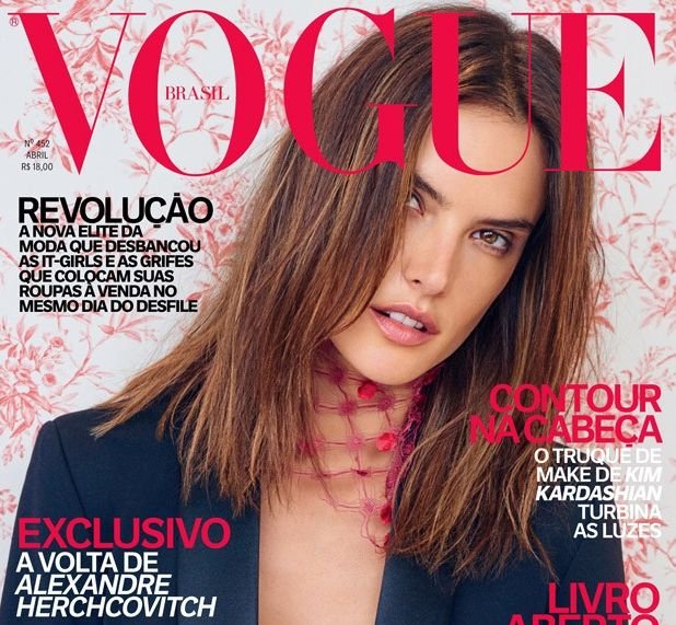 Красавица Алессандра Амбросио украсила обложку Vogue