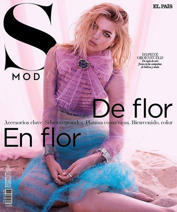 Красавица Дафна Грёнфельд позирует для S Moda Magazine
