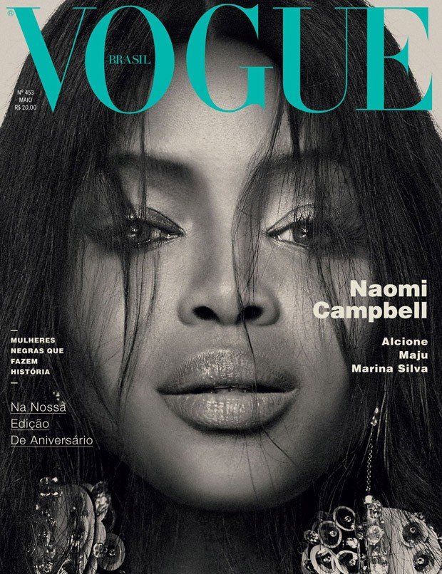 Наоми Кэмпбелл украсила сразу три обложки Vogue
