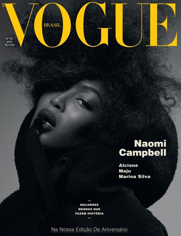 Наоми Кэмпбелл украсила сразу три обложки Vogue