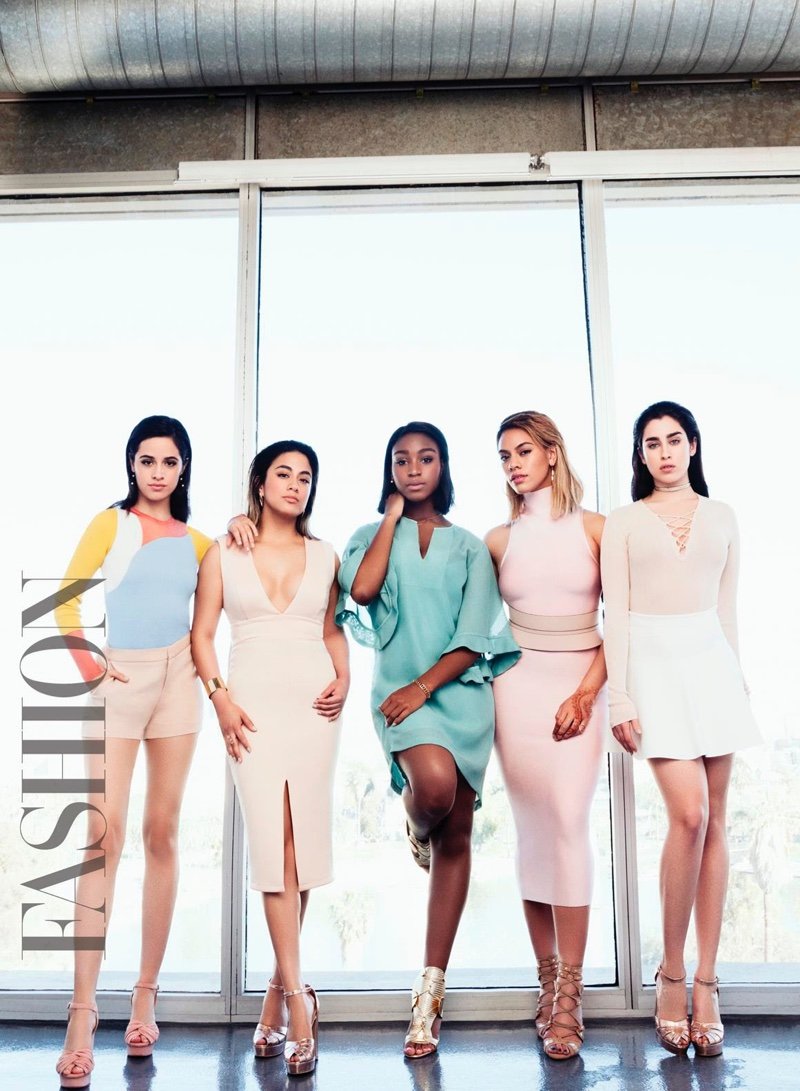 Девушки из группы «Fifth Harmony» позируют для Fashion