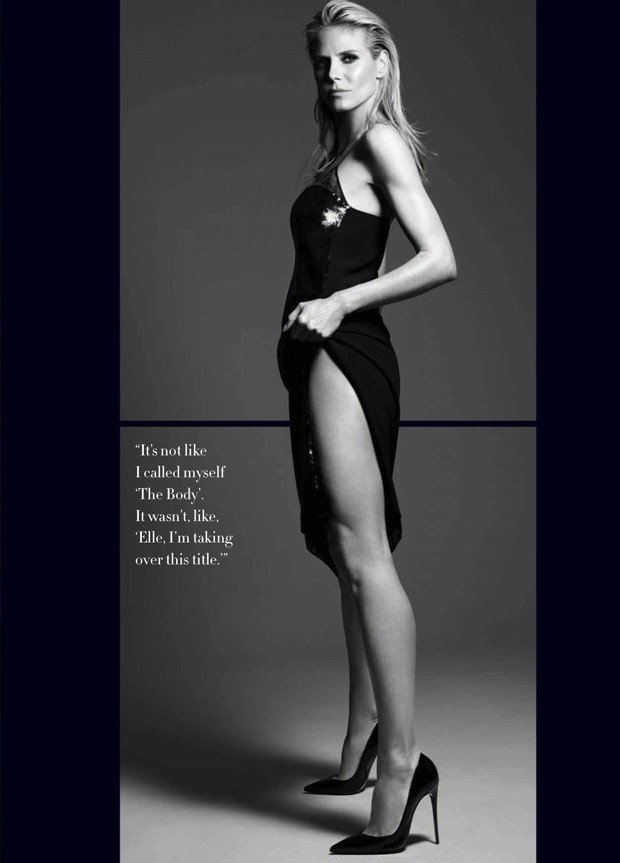 Блистательная Хайди Клум позрирует для Harper's Bazaar
