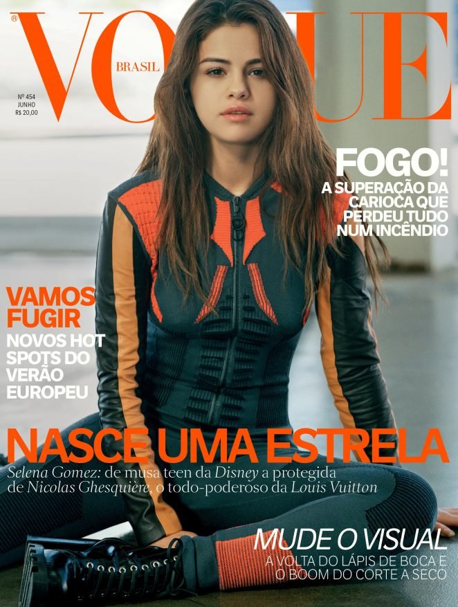 Селена Гомес и Николя Гескьер обнимаются на обложке Vogue