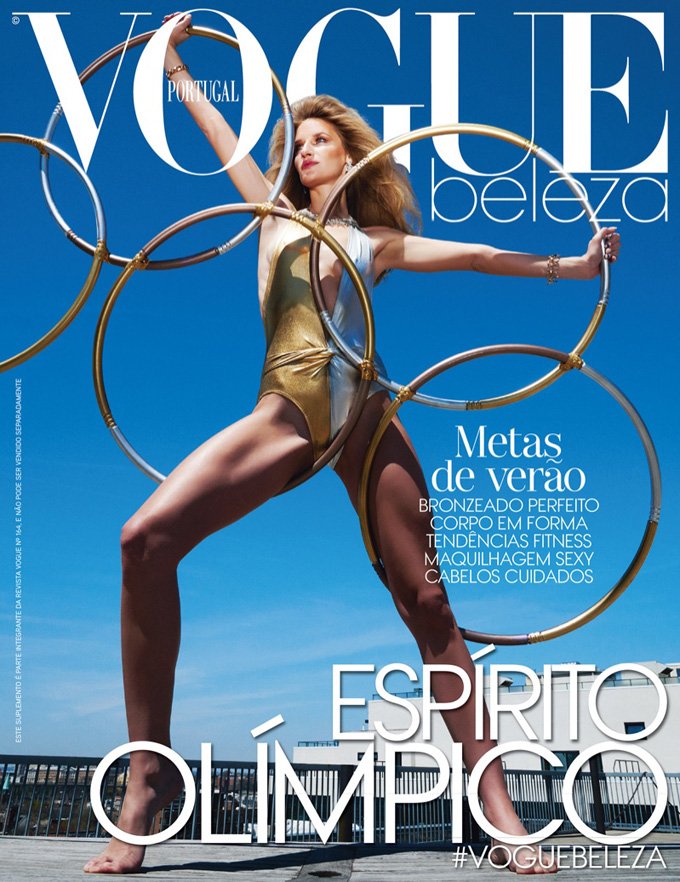 Линда Войтова снялась в «олимпийском духе» для Vogue