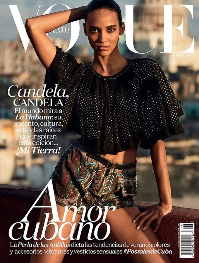 Кора Эммануэль в жгучей фотосессии для Vogue