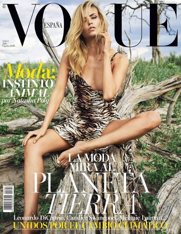 Наташа Поли в дикой фотосессии для Vogue