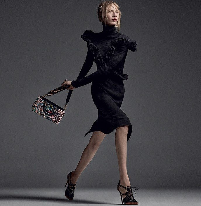 Джулия Нобис изыскано представила новую коллекцию от Dior