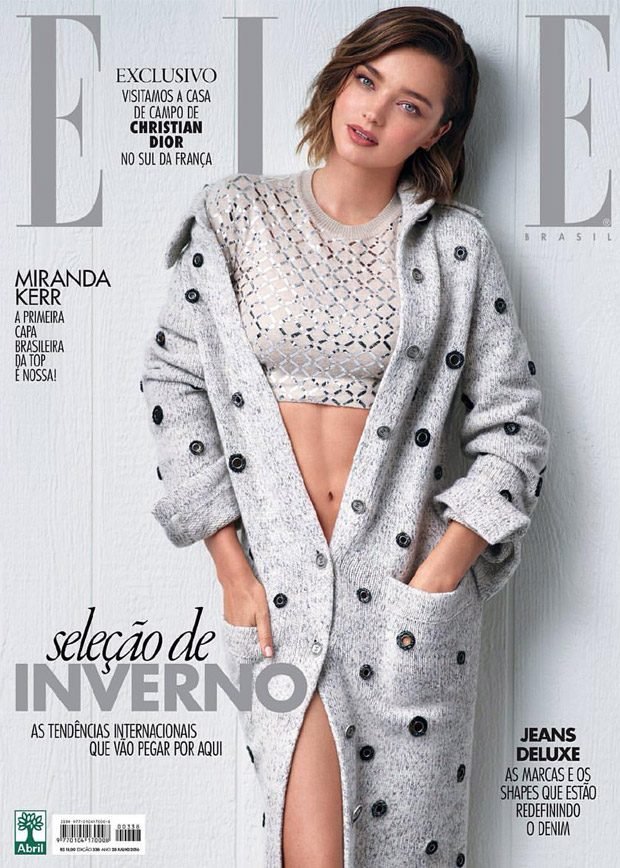 Миранда Керр изменила прическу для новой фотосессии Elle