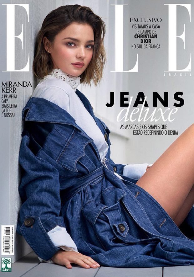 Миранда Керр изменила прическу для новой фотосессии Elle