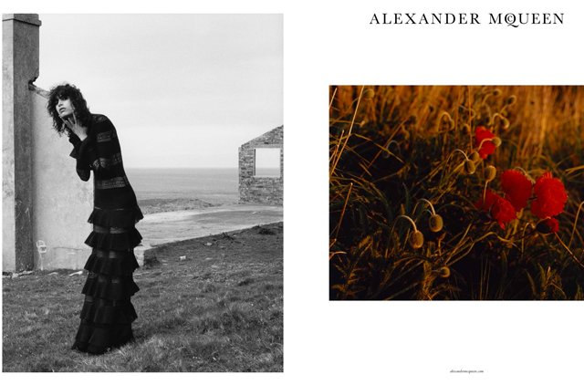 Alexander McQueen представил новую коллекцию в готическом стиле