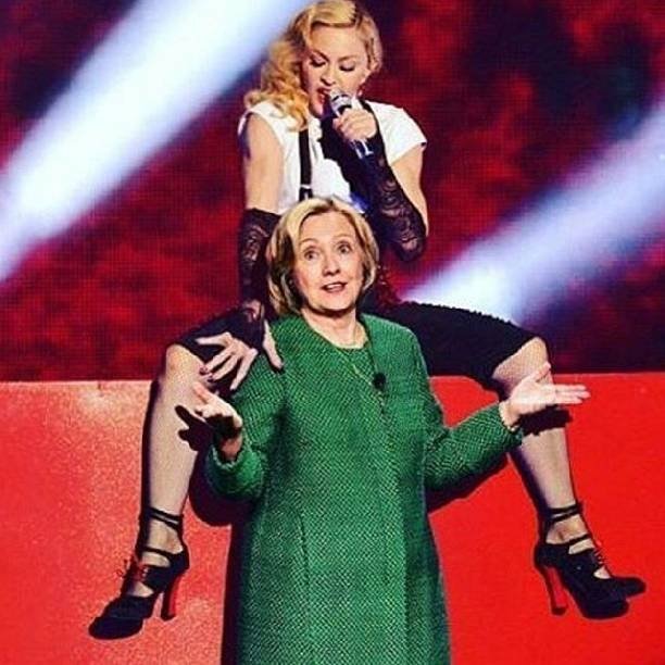 Ради Хилари Клинтон, певица Мадонна выложила обнаженное селфи