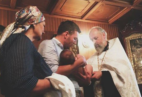 Вячеслав Манучаров крестил сына