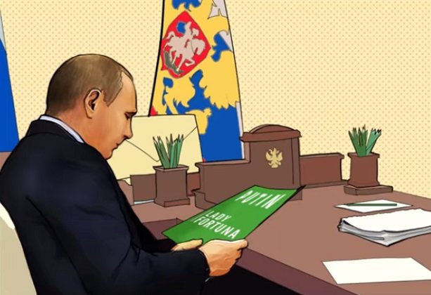 В День рождения Президента певица Lady Fortuna презентовала клип на песню Putin, смонтированный в виде комикса