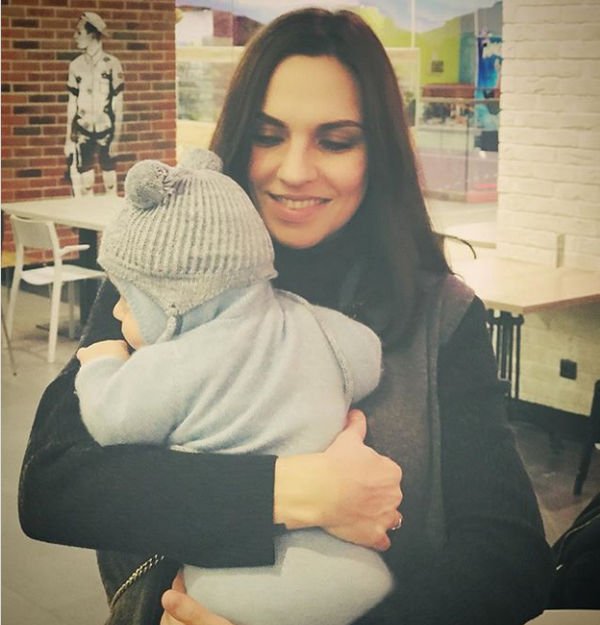 Надя Ручка поделилась снимком с трехмесячным сыном