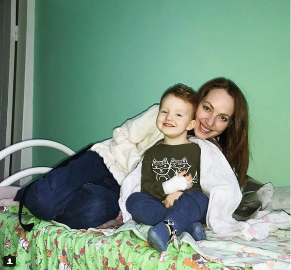 Двухлетний сын Галины Боб был срочно госпитализирован