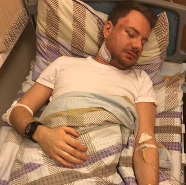 DJ Smash поделился фотографией из больничной палаты после избиения
