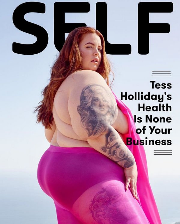  Тесс Холидей показала свое тело на обложке журнала