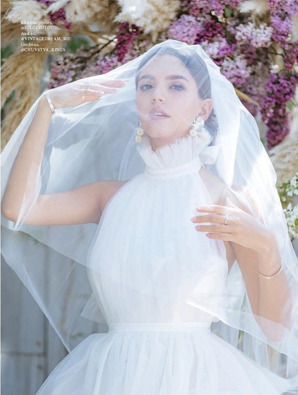 Московская модель Алена Ванни украсила обложку L’Officiel Wedding