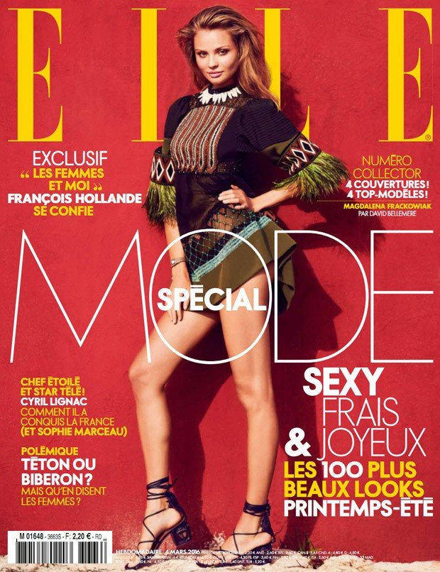 Магдалена Фраковяк в романтичном фотосете для французского Elle