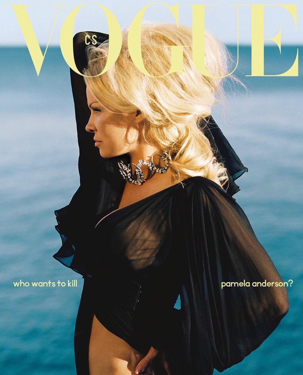 Памела Андерсон впервые появилась на обложке Vogue