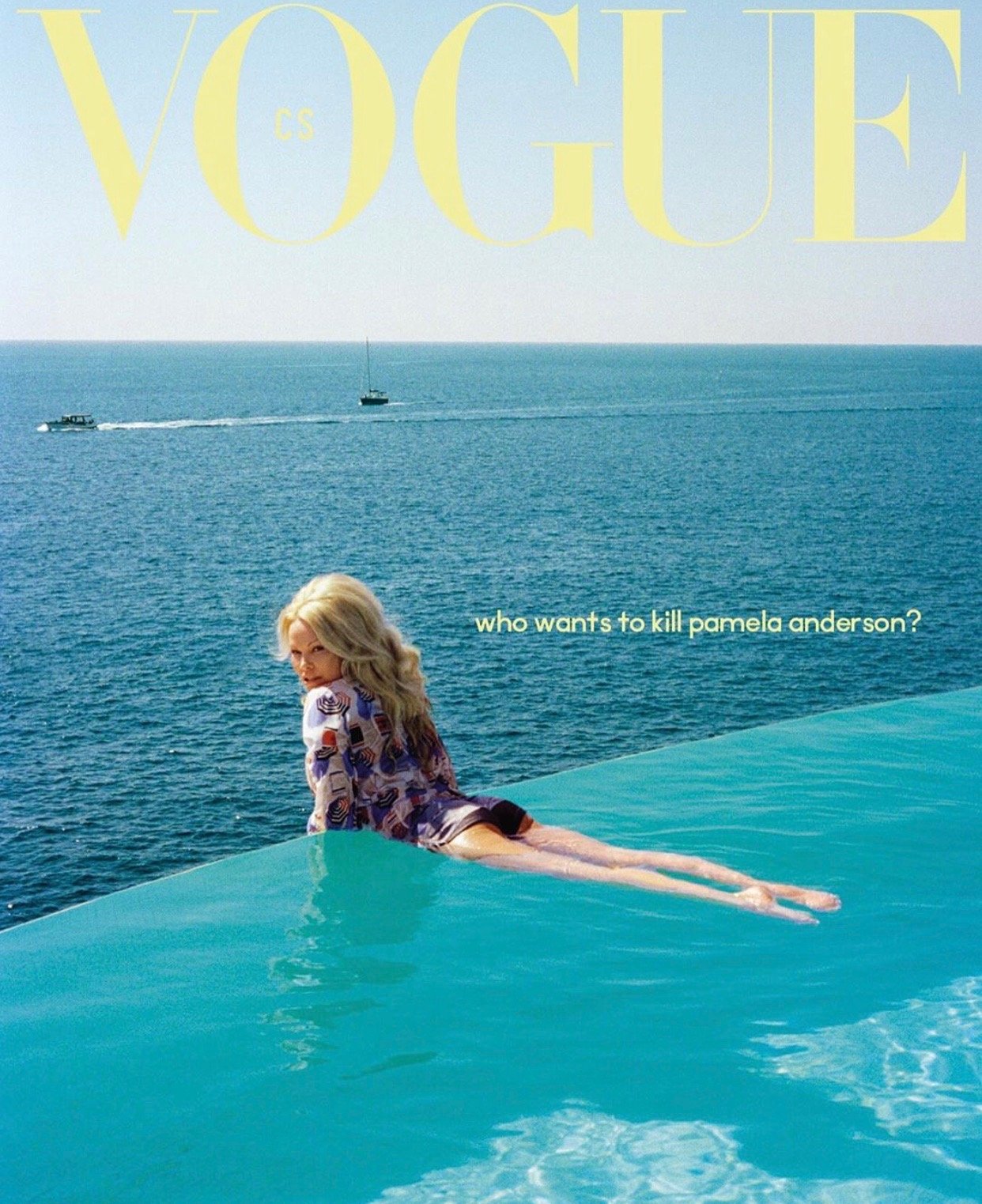 Памела Андерсон впервые появилась на обложке Vogue