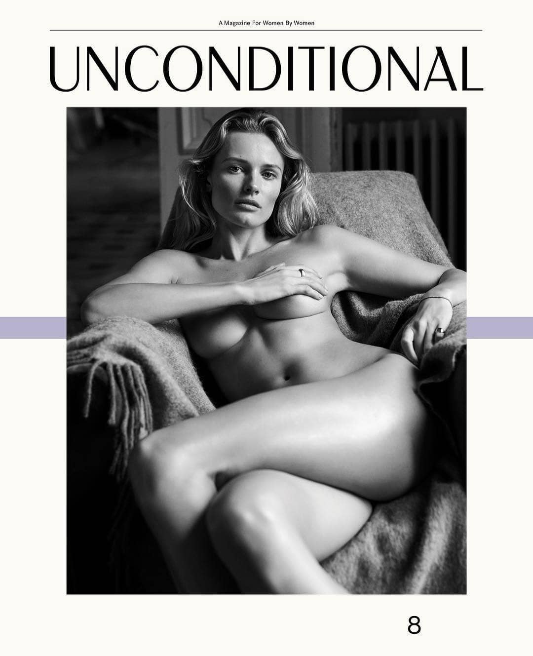 Эдита Вилкевичуте снялась в эротической фотосессии для журнала Unconditional
