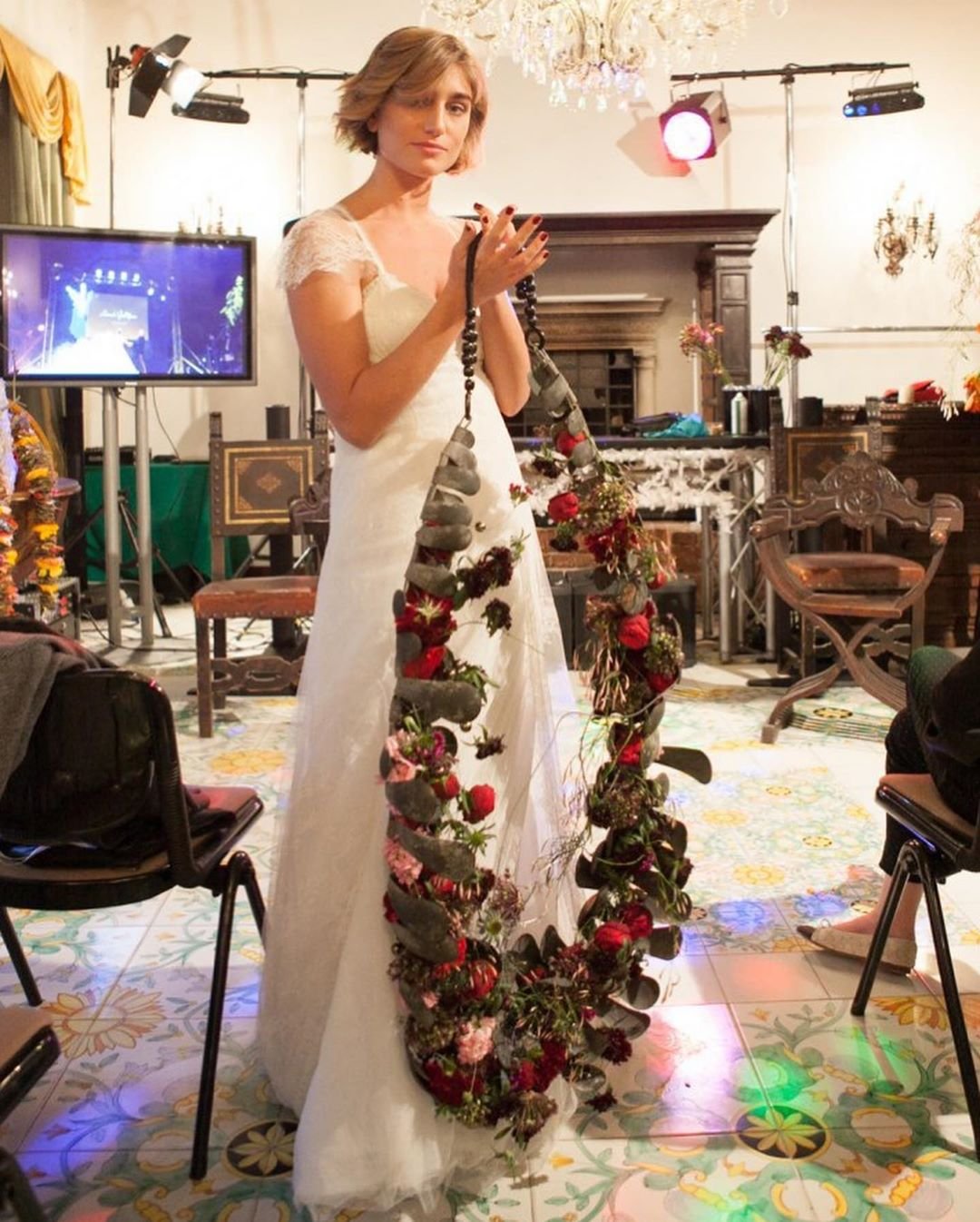 Подруга Максима Виторгана Нино Нинидзе показала фото в свадебном платье