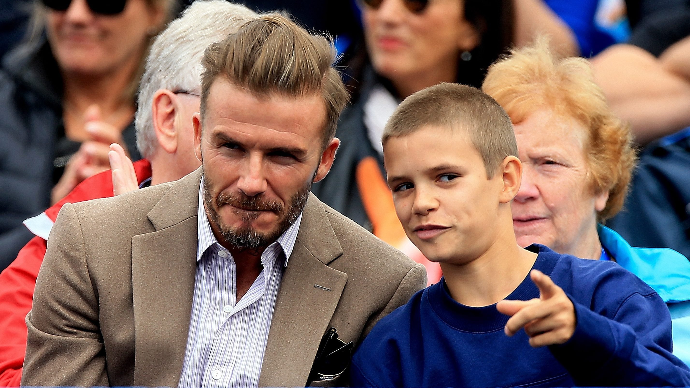 David Beckham Romeo Beckham