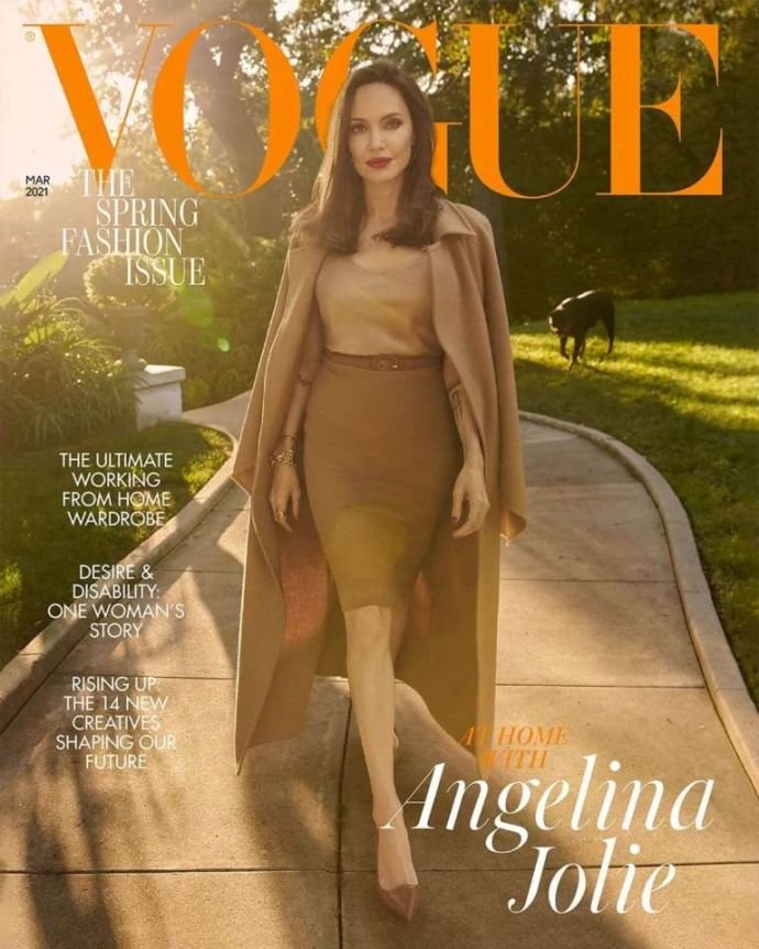 Анджелина Джоли согласилась на личную съёмку для журнала Vogue