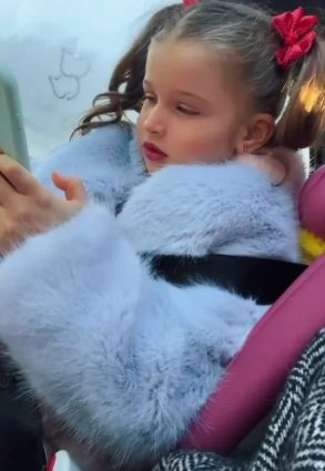 Ксения Бородина подарила 5-летней дочери норковую шубу