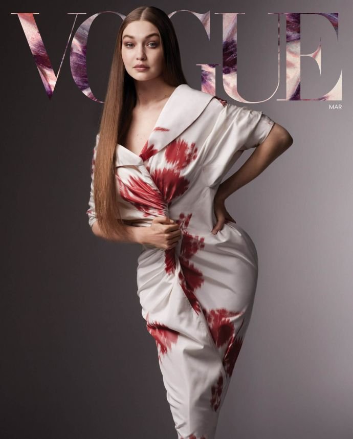 Журнал Vogue опубликовал эксклюзивные фото Джиджи Хадид