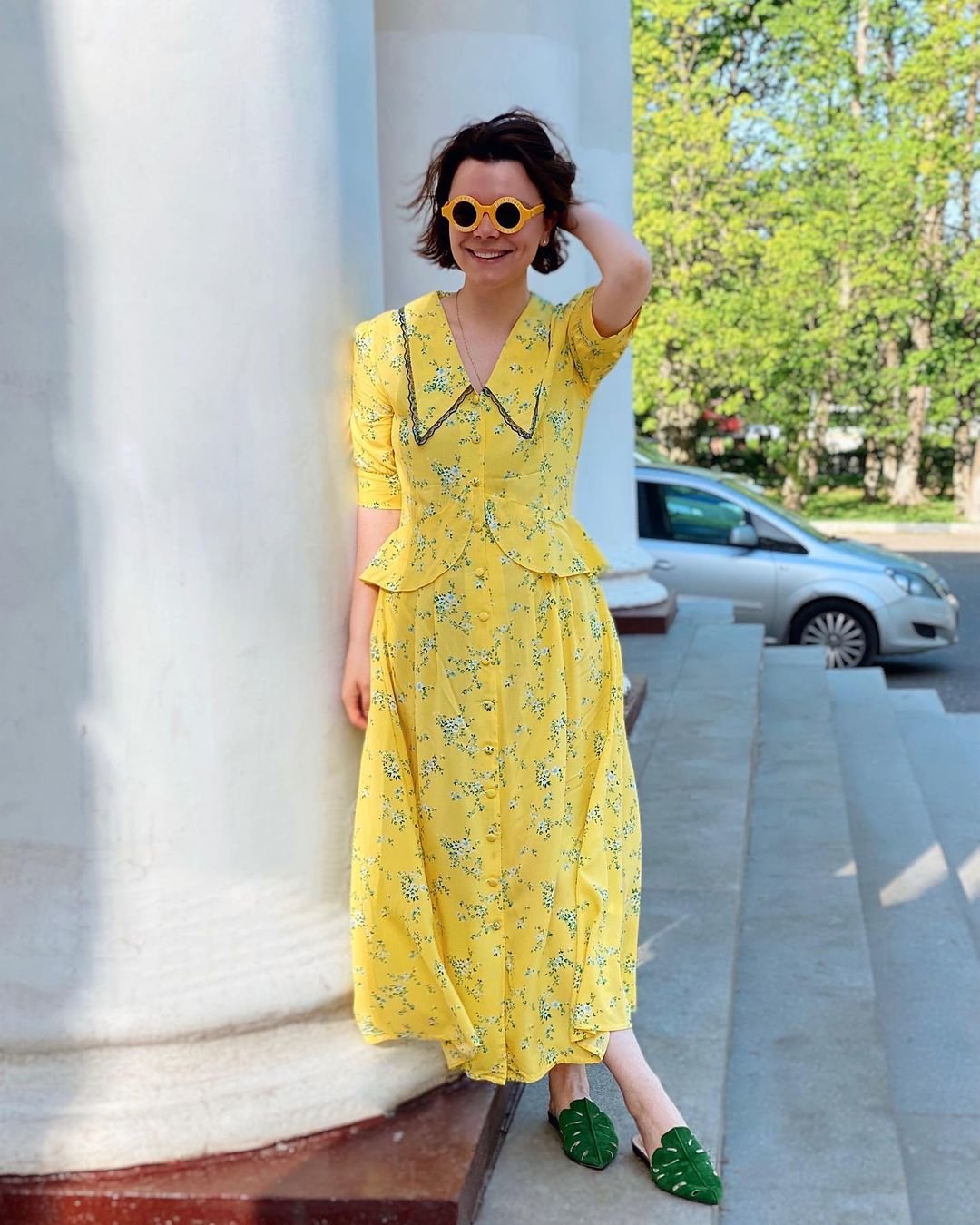Татьяна Брухунова в жёлтом платье покорила своих поклонников