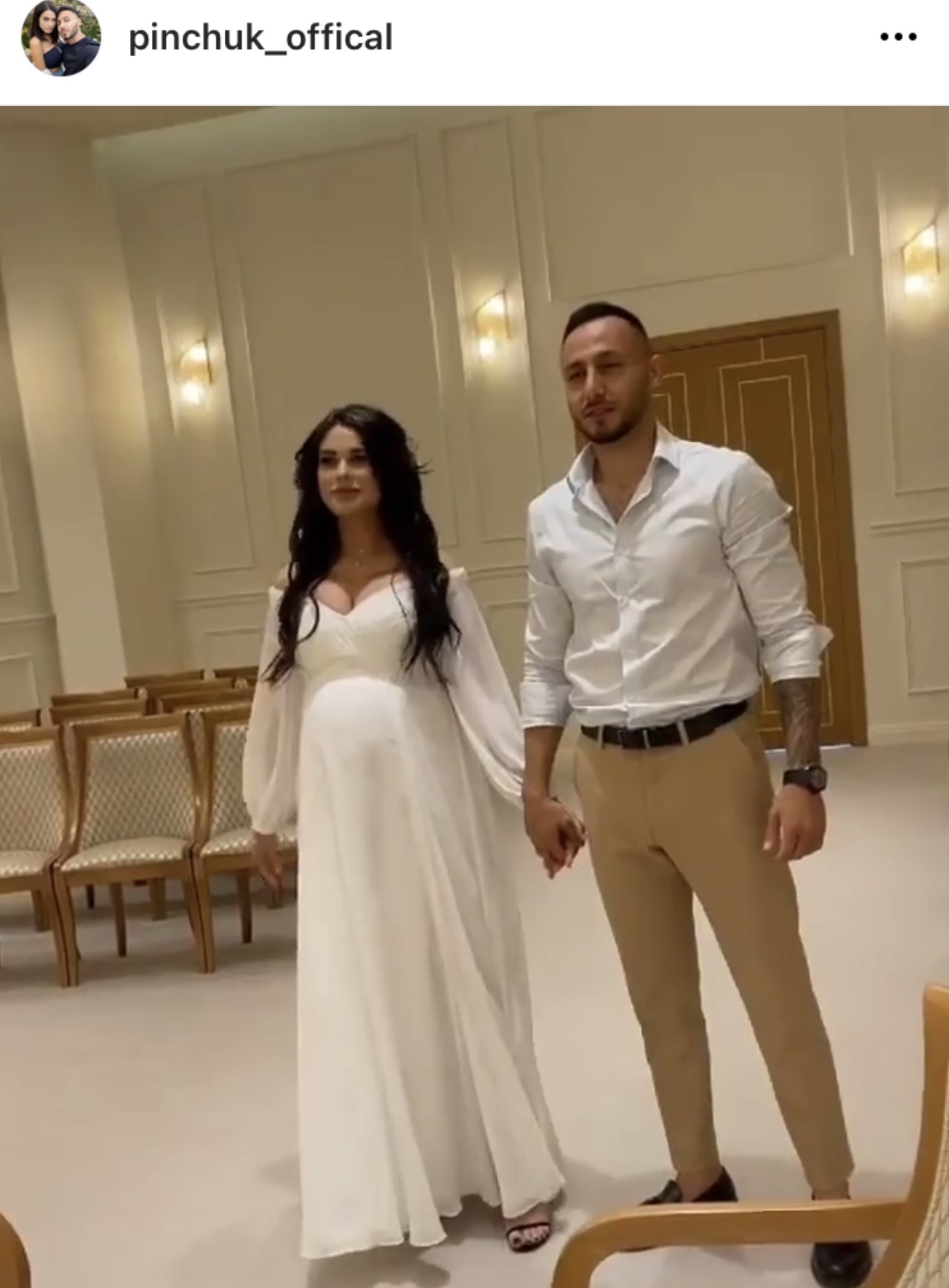 Ирина Пинчук и Арай Чобанян официально поженились 