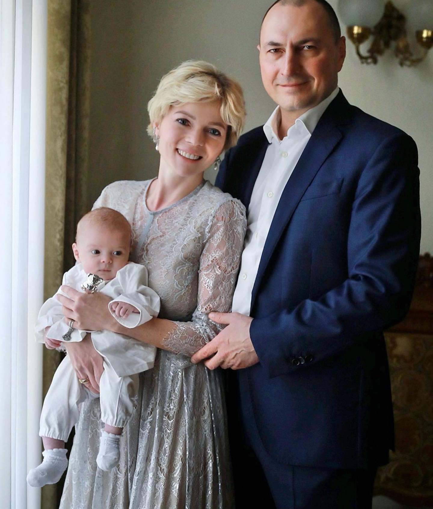 Игорь Вдовин и его супруга крестили сына