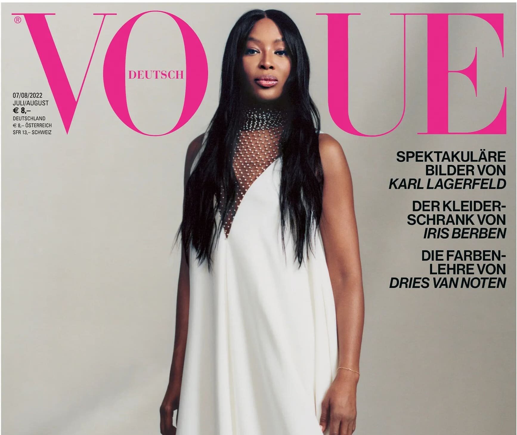 Икона поп-культуры Наоми Кэмпбелл очаровывает своей красотой в журнале Vogue
