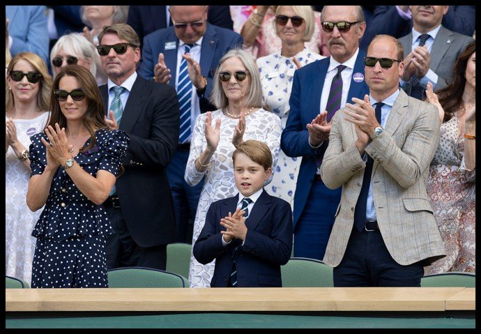 Кейт Миддлтон и её семья не сдерживали эмоций на Уимблдонском теннисном турнире