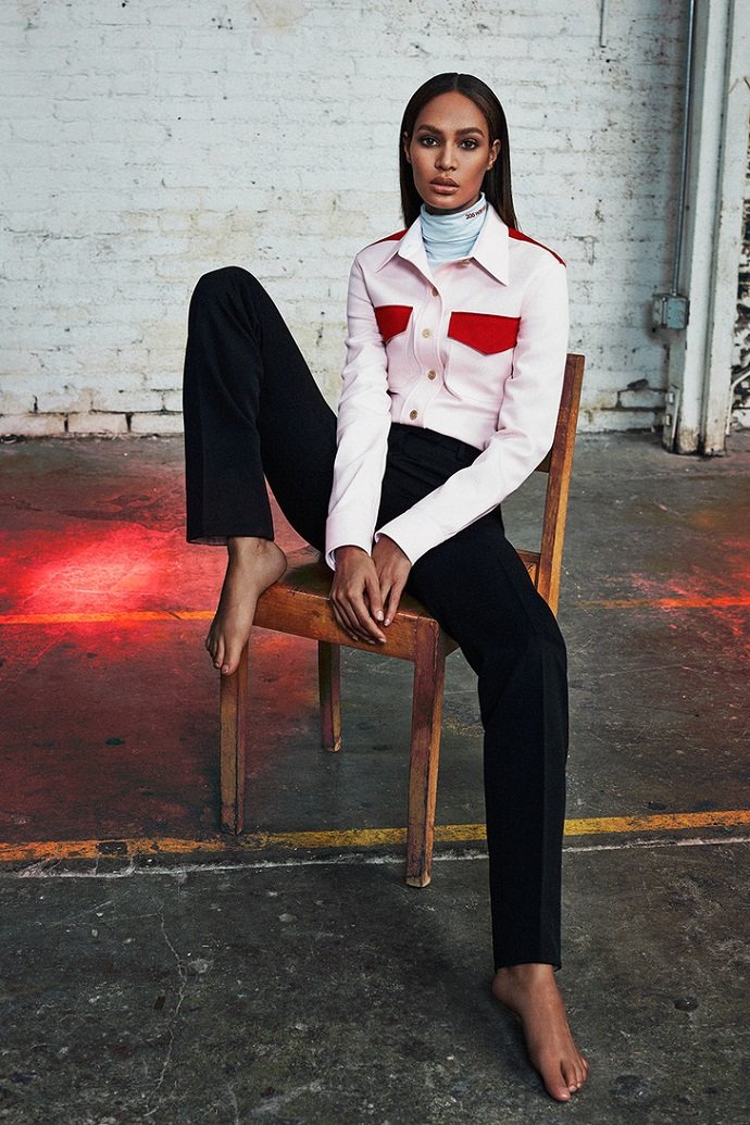 Невероятно красивая модель Джоан Смоллс появилась в фотосессии для журнала Elle