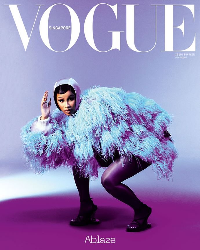 Кади Би снялась в нескромной фотосессии для журнала Vogue