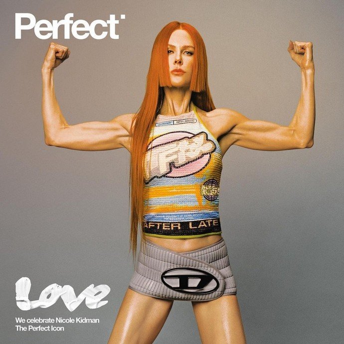 Николь Кидман представила новые авангардные снимки для журнала «Perfect»