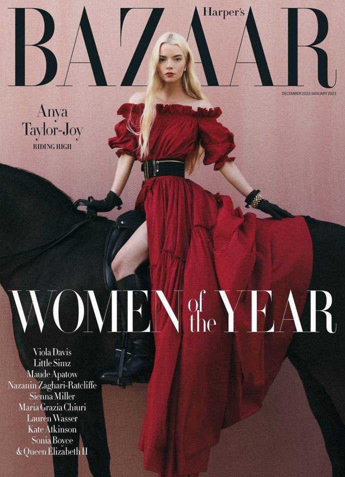 Аня Тейлор-Джой примерила несколько ярких образов и поделилась с Harper's Bazaar подробностями личной жизни