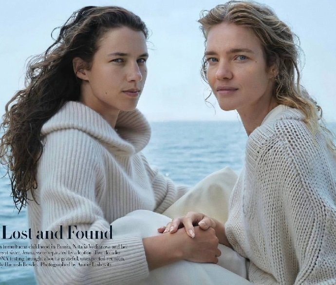 "Кто такая Дженна?": Наталья Водянова в журнале Vogue c пропавшей то ли сестрой, то ли дочерью