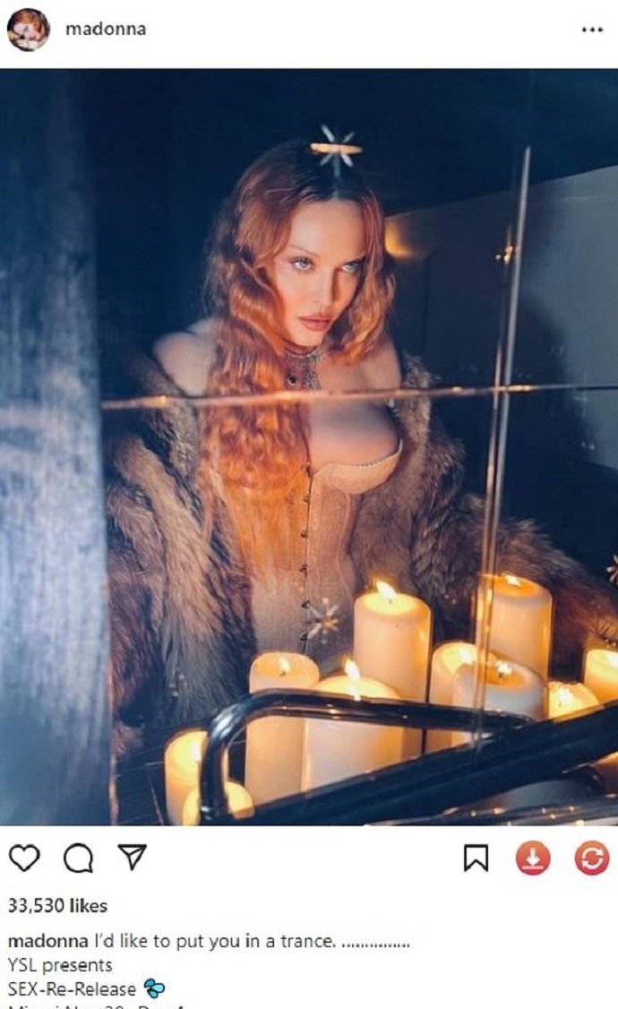 Мадонна снова сходит с ума в Instagram выставляя непристойные фото